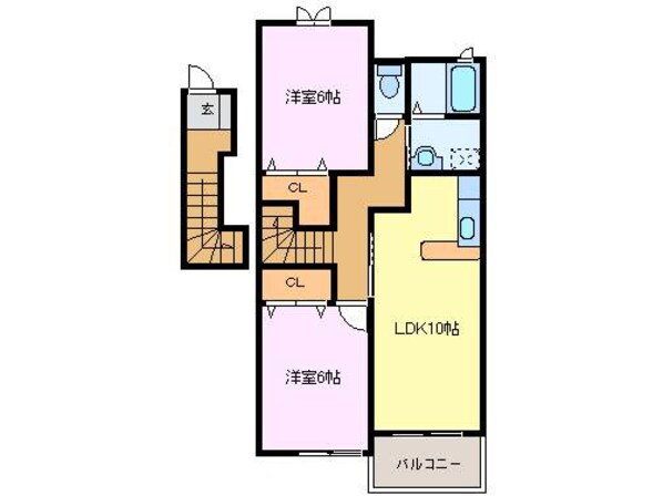 ランドマーク８９の物件間取画像